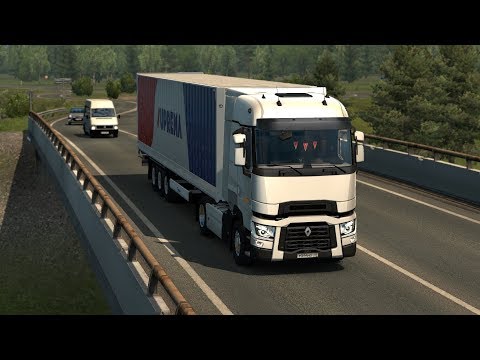 ETS 2 1.35 - ProMods 2.41 - Renault Range T 480 Comfort - Trip: Pärnu - Panevėžys
