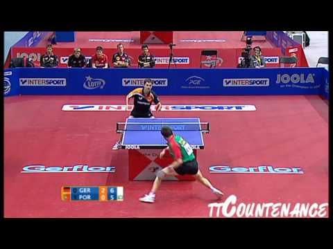 European Championships: Timo Boll-Joao Monteiro