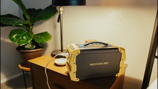 ROCKSOLAR Nomad RS650 400W Portable Power Station