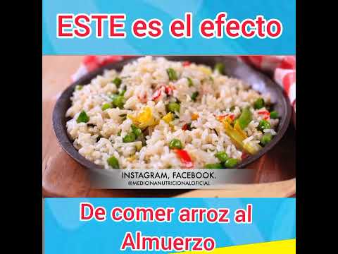 El efecto del arroz en tu cuerpo