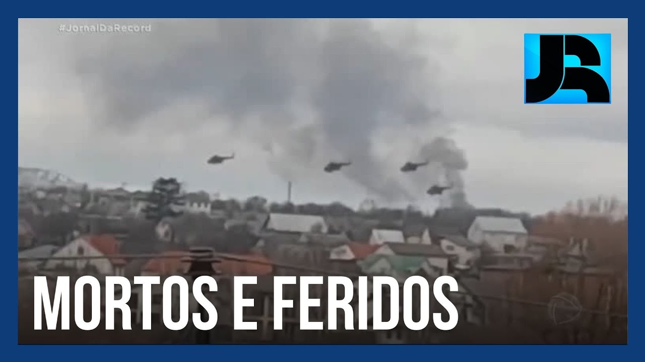 Pelo menos 137 ucranianos são mortos no primeiro dia de guerra com a Rússia