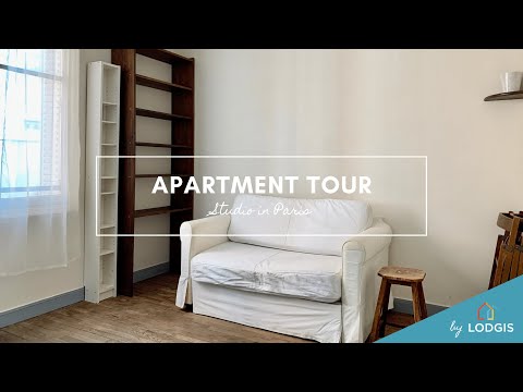Apartment Tour // Furnished 22m2 in Paris – Ref : 11521917