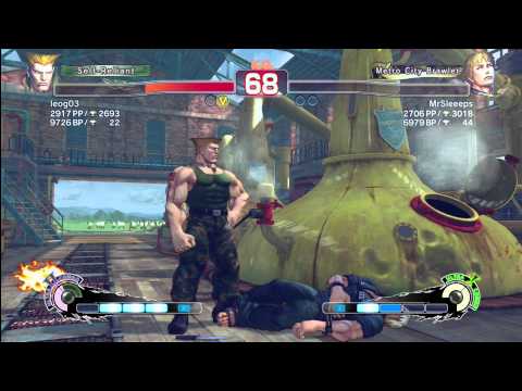 Leog 03 (Guile) vs. MrSleeps (Cody)