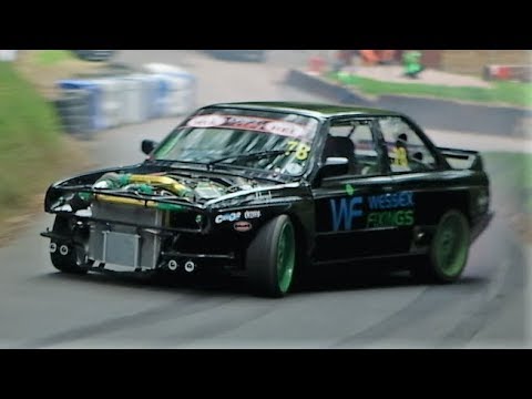 BMW E30 Drift Monster || 400hp 328i Turbo - Retro Rides 2017