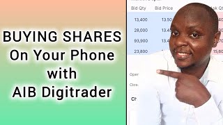 AIB Digitrader App Review| How to Buy Shares online