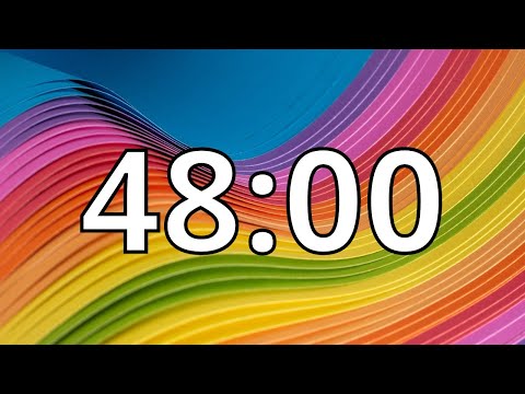 48 Minute Timer with Music | Abstract Timer