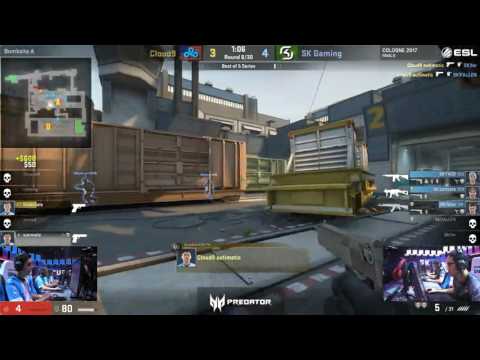 autimatic 4hp deagle frag vs SK Gaming Grand Final - ESL One Cologne 2017