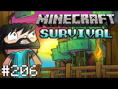 Minecraft : Survival - I AM FREAKING OUT!!!!!!  - #206