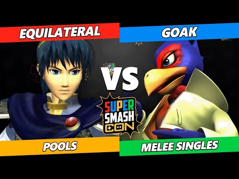 SSC 2022  - Equilateral (Marth) Vs. Goak (Falco) Smash Melee Tournament