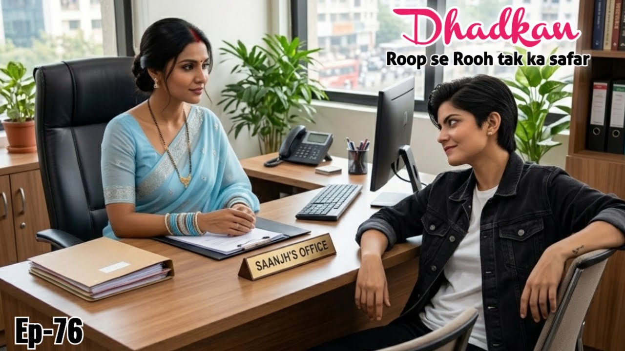 Ep-76 || Ghoorna band karo mujhe 👀 || Dhadkan ❤️ (Roop se Rooh tak ka safar) || Lesbian love story 