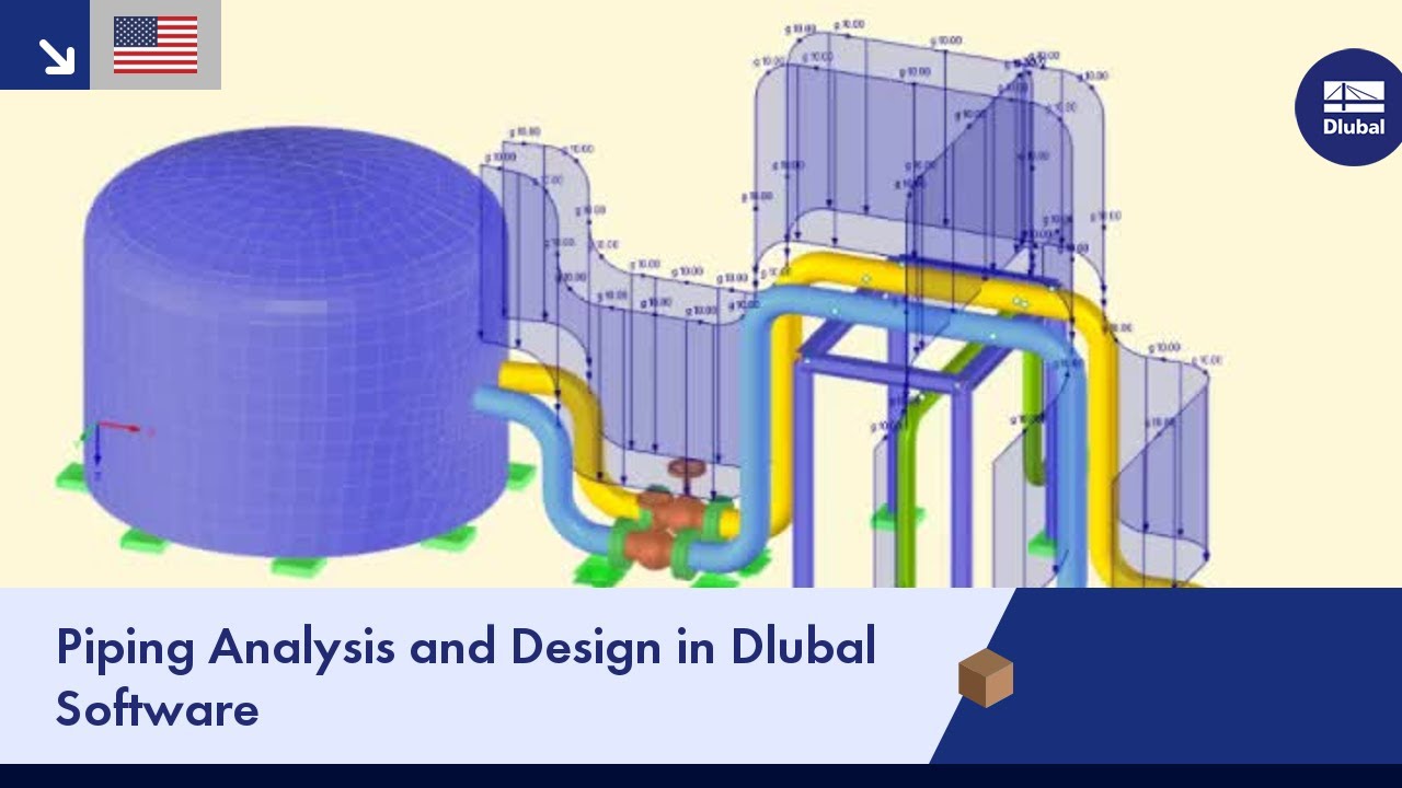 Piping Analysis and Design in Dlubal Software