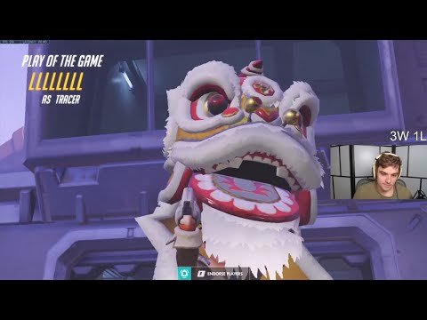 JAKE FLEX DPS - TRACER GAMEPLAY! POTG! [ OVERWATCH SEASON 25 TOP 500 ]