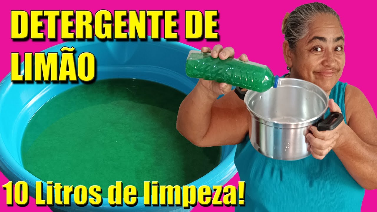 COMO FAZER OS 10 LITROS DE DETERGENTE DOS DEUSES! (PASSO A PASSO) - COMPLETO