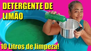 COMO FAZER OS 10 LITROS DE DETERGENTE DOS DEUSES! (PASSO A PASSO) - COMPLETO