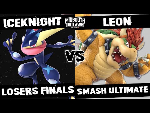 Midsouth Outlaws | IceKnight (Greninja) vs LeoN (Bowser, Bowser Jr.) | SSBU Losers Finals