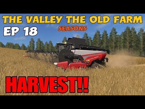Let's Play Farming Simulator 17 PS4  The Valley The Old Farm, Ep 18 HARVEST!