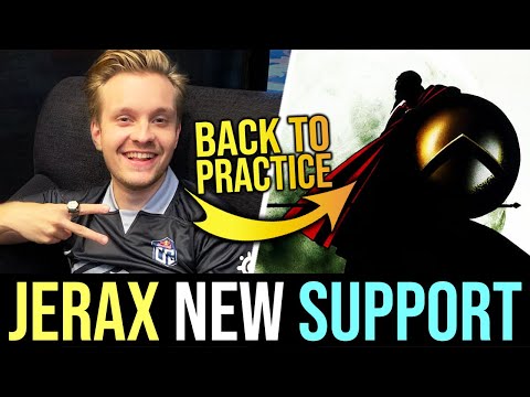 JerAx practicing his new POS 4 hero in pubs DOTA 2