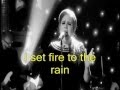 ADELE Set Fire To The Rain HD Video Lyrics Legendado Em Inglês