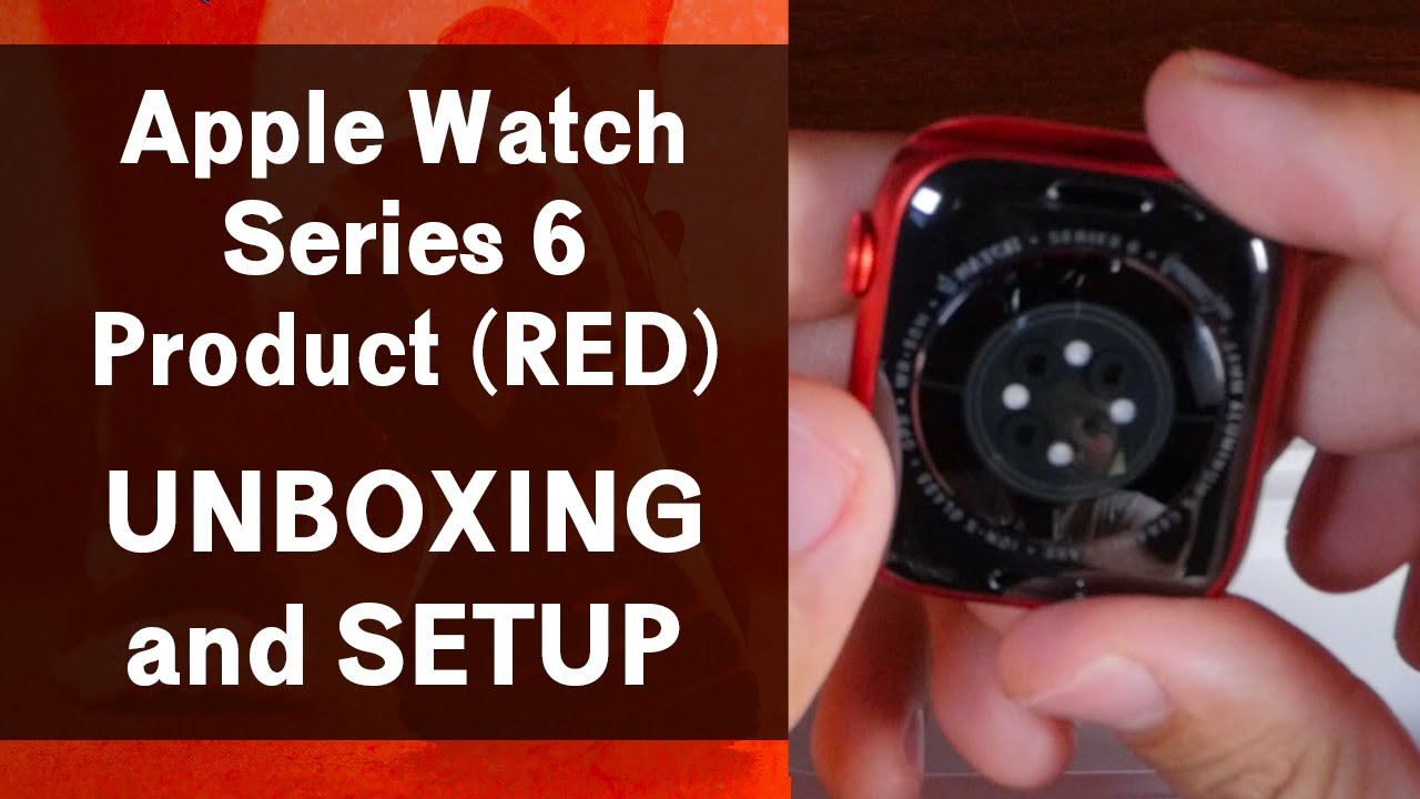 Apple Watch Series 6 Red Aluminum 44mm Case with Red Sport Band Unboxing, Setup and New Features