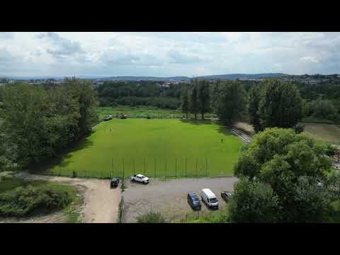 LKS Tonianka – Przelot dronem nad boiskiem | 4 sierpnia 2025 | Prace wokół boiska w Toniach