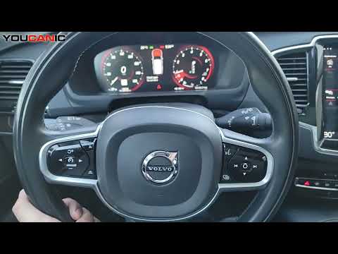 2016–2024 Volvo XC90: How to Adjust the Steering Wheel | Easy Tutorial