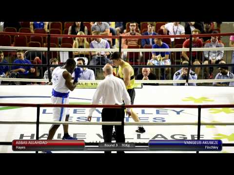 Haringey Box Cup QF - Abbas Allahdad v. Vengelis Akubeze