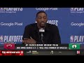 Bam Adebayo (23 Pts) Postgame Interview: Miami Heat loss to Boston Celtics in Game 5, exit playoff