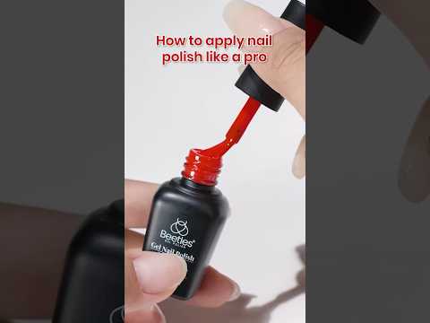 Tips on how to apply nail polish like a pro!!!