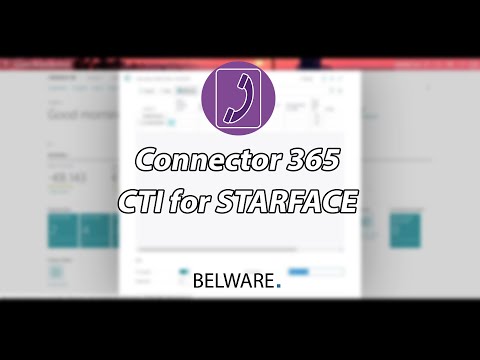 Connector 365 CTI for STARFACE - Kurzübersicht