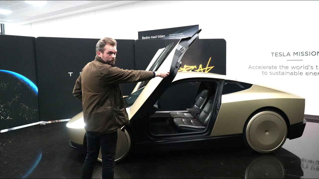 JEG HAR FÅET EN TESLA CYBERCAB I DANMARK!