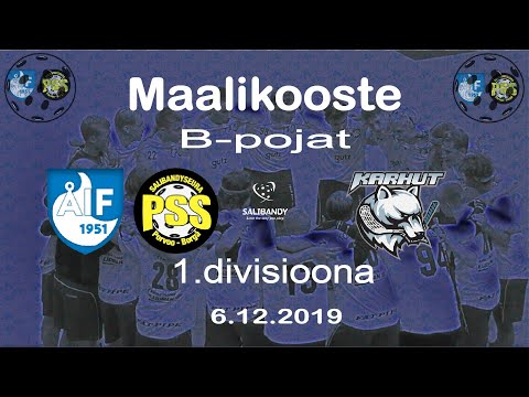 Maalikooste ÅIF/PSS - Karhut (B-pojat 1.divisioona 6.12.2019)