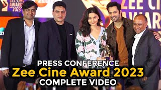 Zee Cine Award 2023 | Press Conference | Varun Dhawan,Alia Bhatt | COMPLETE VIDEO