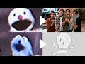 Blue White Puppets Screaming Like CN Skull And BTR