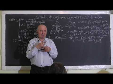 2/3 1449 Piramida patrulatera regulata Tetraedru Paralelogram Romb Patrat Unghiul a 2 drepte Clasa 8