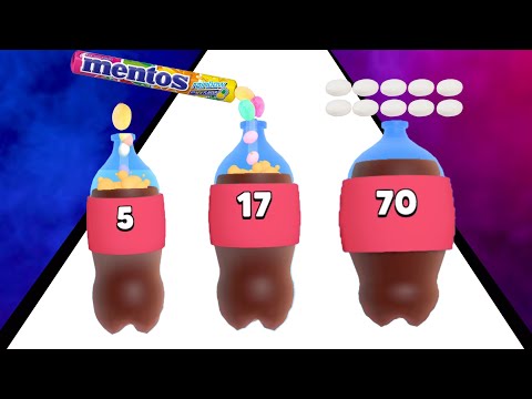 Mentos Cola 3D Game | All Levels Walkthrough Gameplay | mentos vs coca cola Level 31 - 36