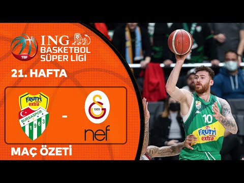 BSL 21. Hafta Özet | Frutti Extra Bursaspor 99-78 Galatasaray Nef