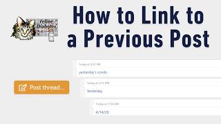 How to Link to a Previous Post - FDMB