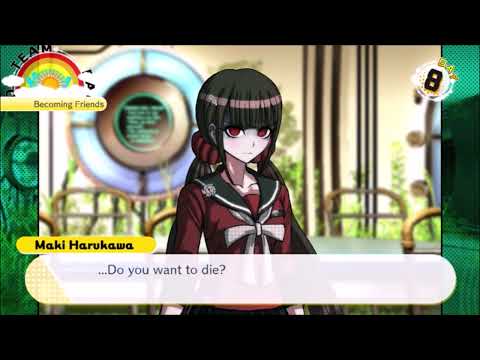 Danganronpa V3: Dangan Salmon Team: Maki Haruwaka (All Dating Options)