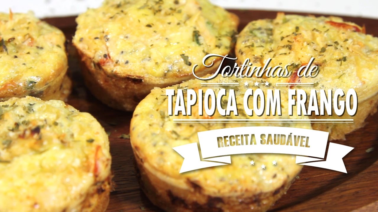 TORTINHAS DE TAPIOCA COM FRANGO | Mamãe Vida Saudável