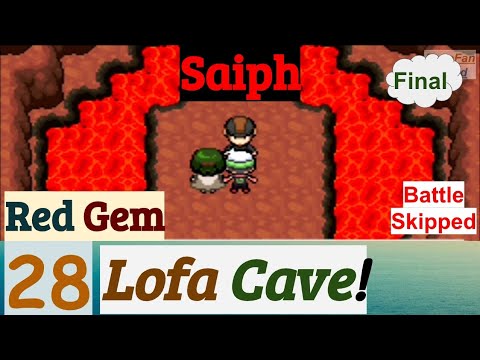 Pokemon Saiph Part 28 PokeFan Got Red Orb In Lofa Cave | GBA Rom Hack