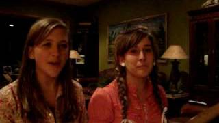 Rebekah and Ashley:Love song Blooper 3