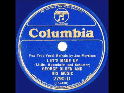 1933 George Olsen - Let’s Make Up (Joe Morrison, vocal)