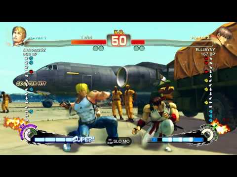 Super Street Fighter 4 Recording Request: MrMoss252 (Cody) vs ELLJAYNY (Guy)