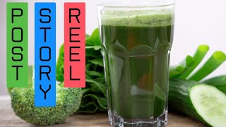 Green smoothie to improve gut health!