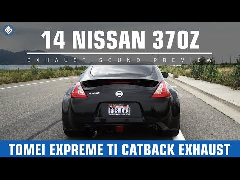 Tomei Expreme Ti Titanium Catback Exhaust - Nissan 370Z 2009-2016 Exhaust Video