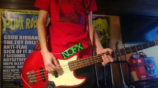 NOFX - Quart In Session/Falling In Love BASS Cover