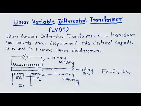 LVDT (Linear Variable Differential Transformer) Hindi Explanation 