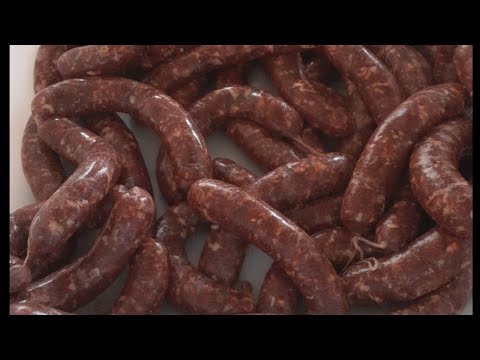 Make your own coarse venison bratwurst – step-by-step instructions