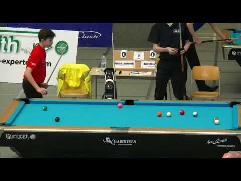 Dennis Laszkowski - Andre Wansner Deutsche Jugend Meisterschaft 2017 m-U17 10-Ball