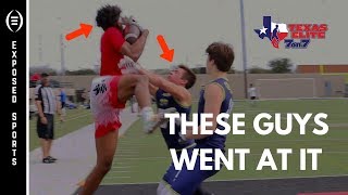 They went at it every play!! Keller Indians vs Melissa Cardinals at Texas Elite 7on7 Winter Classic.